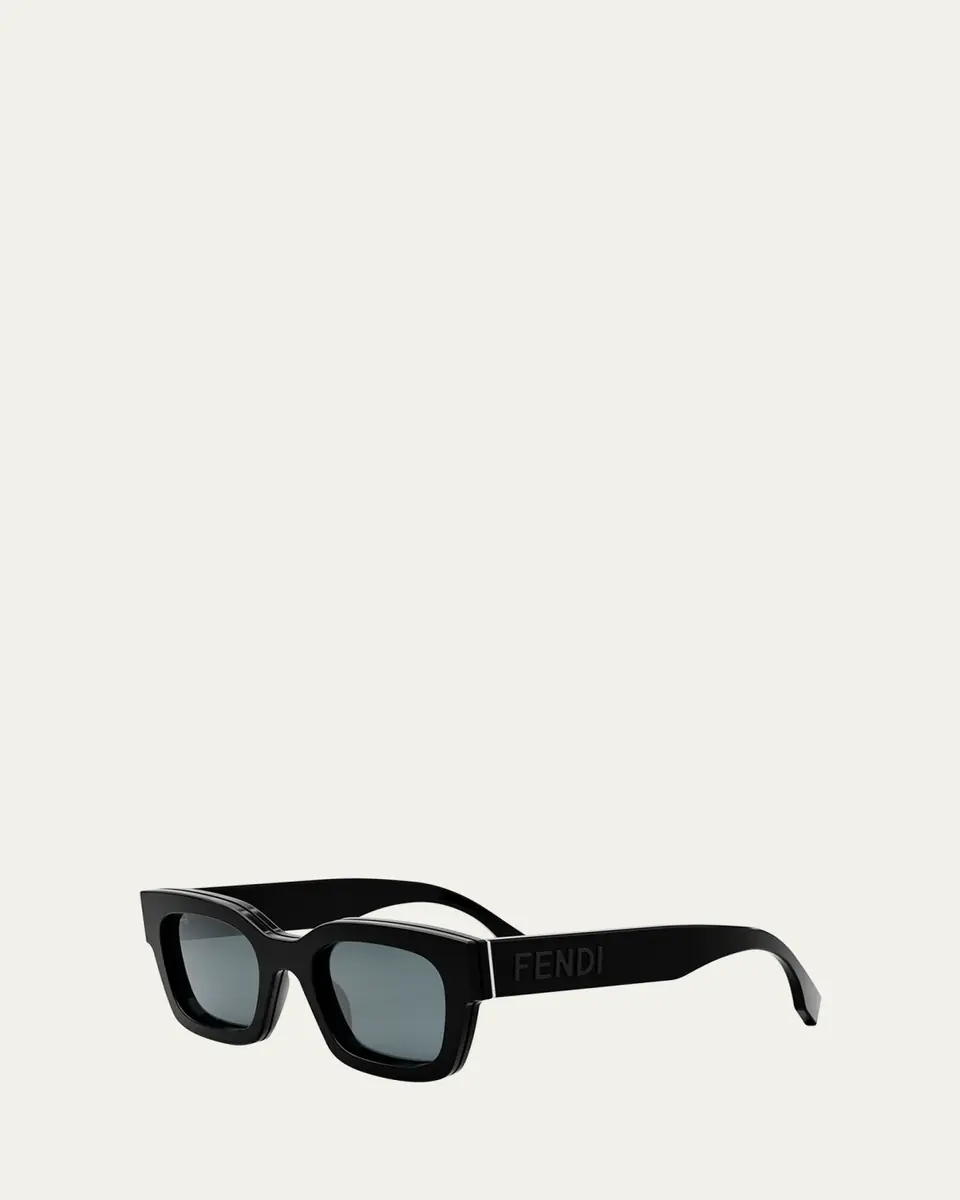 Fendi Men's Signature Oval Logo Sunglasses | Thumbnail 5