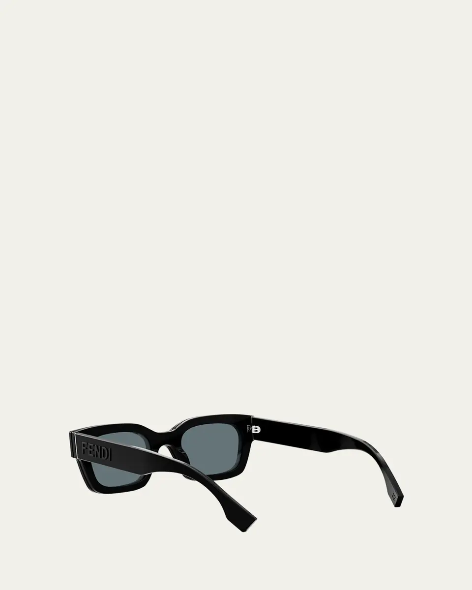 Fendi Men's Signature Oval Logo Sunglasses | Thumbnail 6