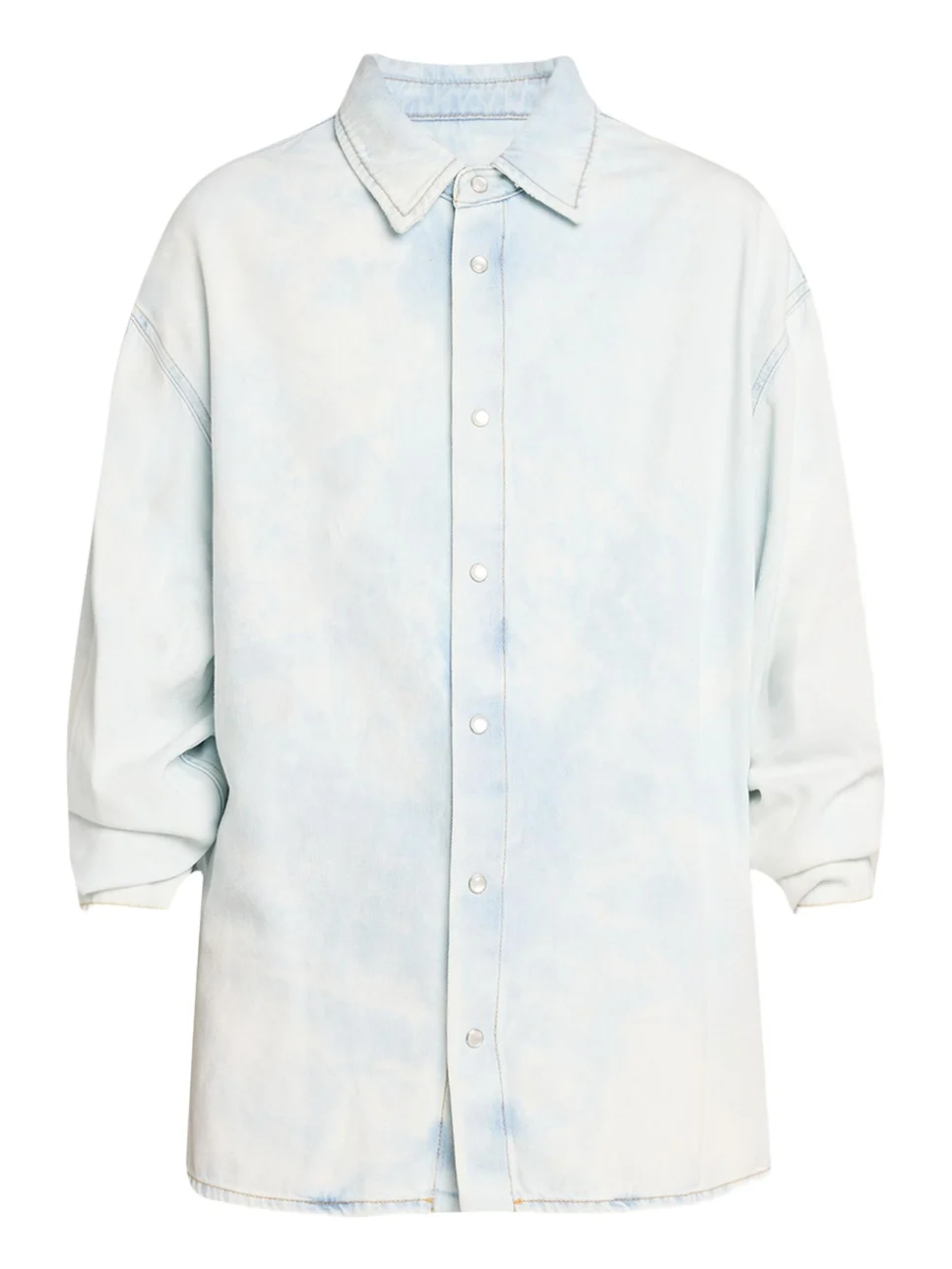 Keanu Ruched Denim Shirt