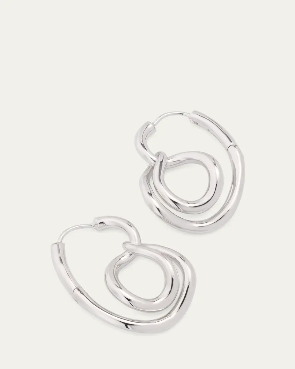 CHARLOTTE CHESNAIS Creole Lasso Hoop Earrings | Thumbnail 3