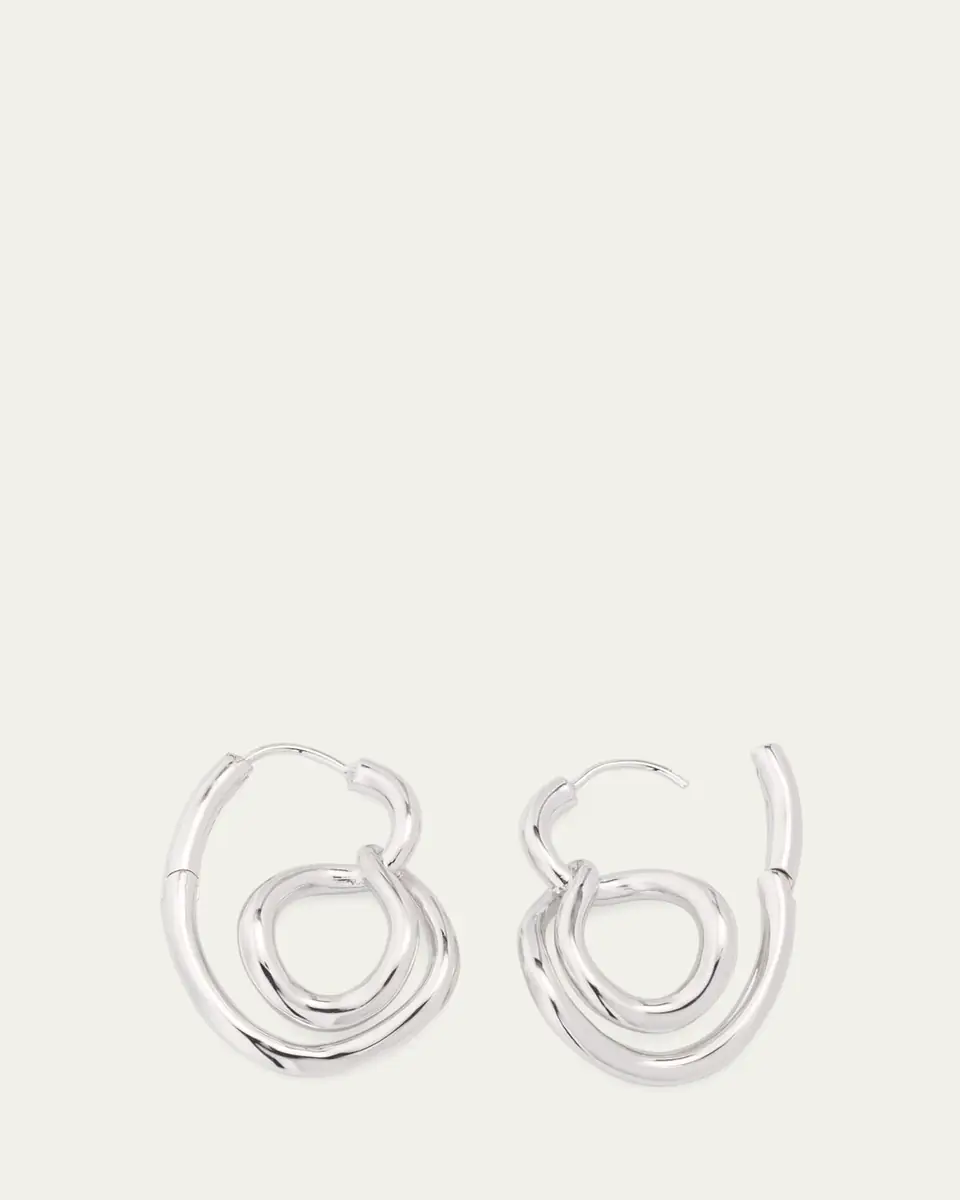 CHARLOTTE CHESNAIS Creole Lasso Hoop Earrings | Thumbnail 4