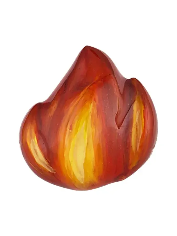 Men's Painted Flame Cufflinks