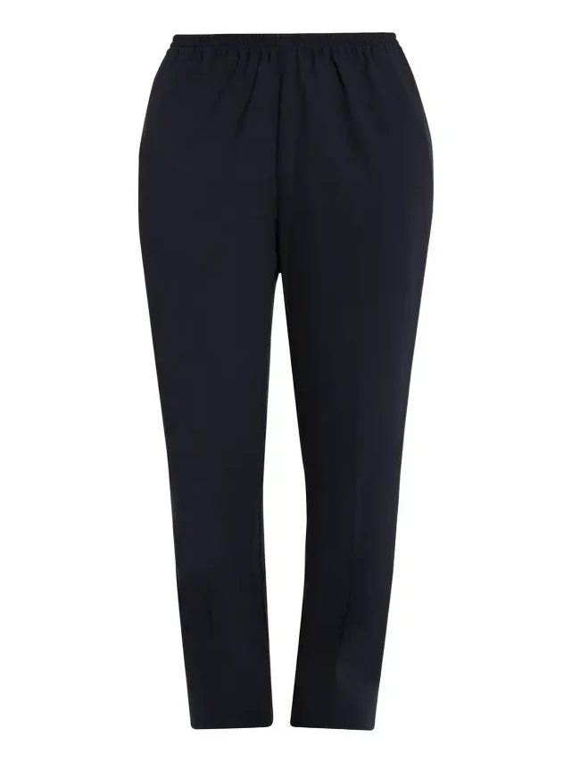 Narrow Elastic Waist Wool Trousers Narrow Elastic Waist Wool Trousers
