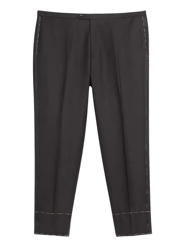 Brioni Men's Wool Tuxedo Trousers