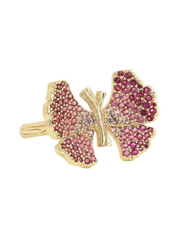 Cubic Zirconia Butterfly Ring