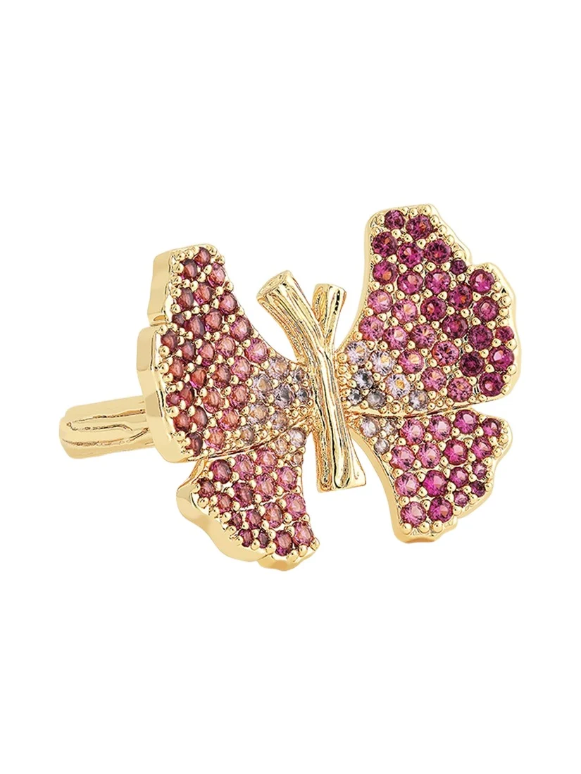 Cubic Zirconia Butterfly Ring Cubic Zirconia Butterfly Ring