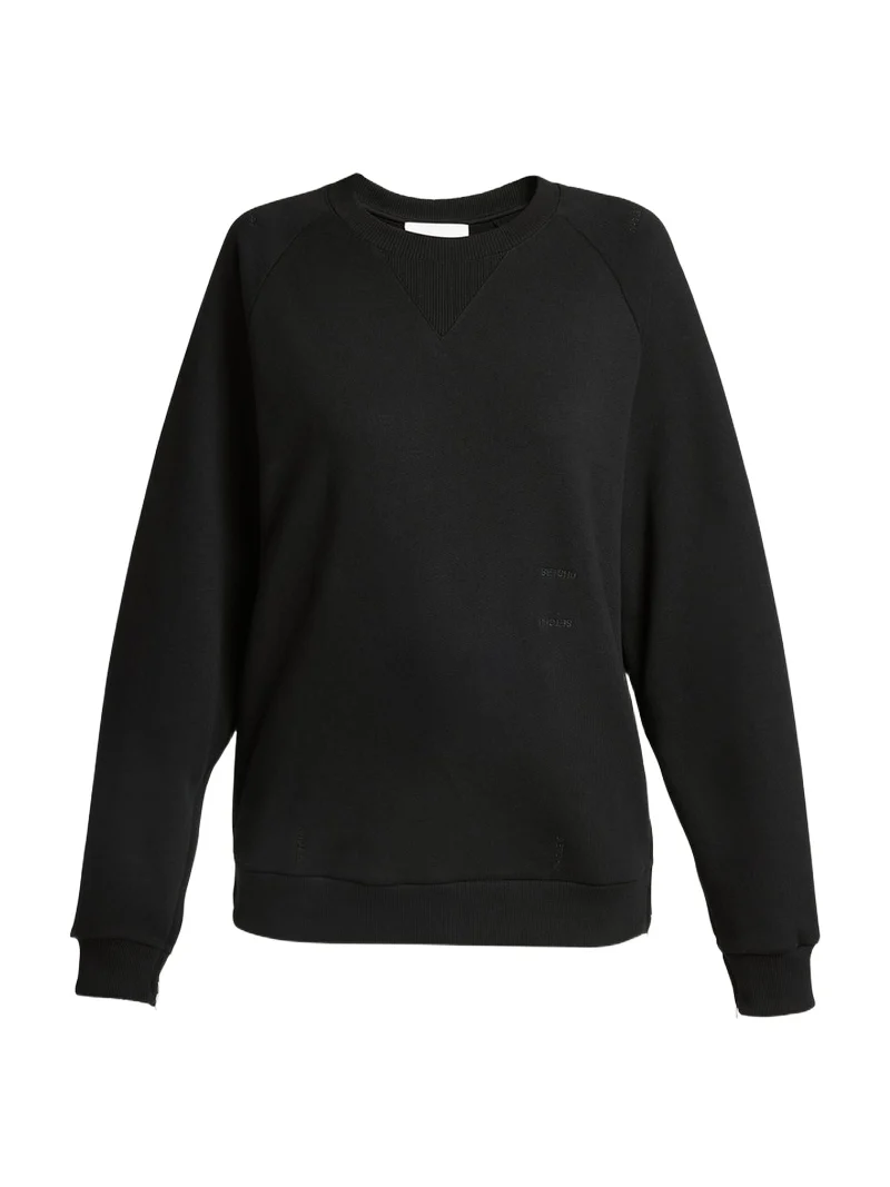 Zipper Cotton Sweatshirt Zipper Cotton Sweatshirt