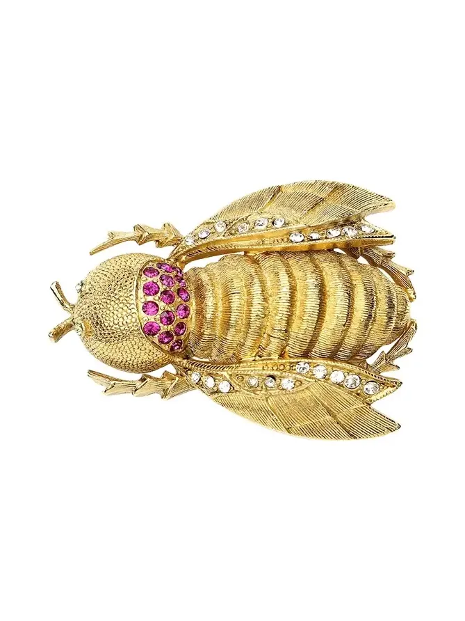 Crystal Bee Pin