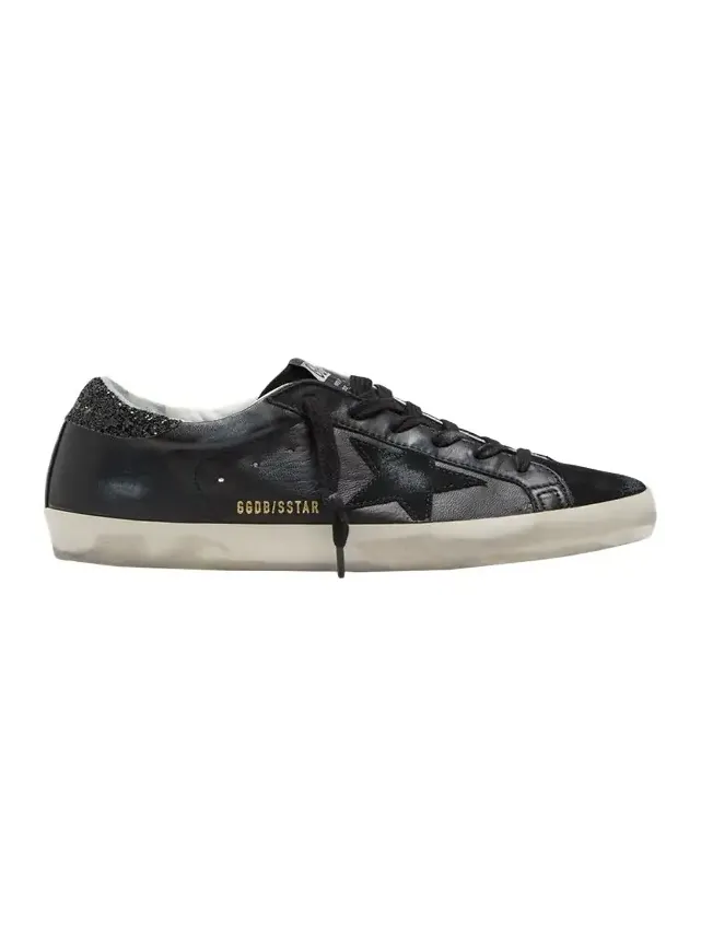 Super-Star Leather Glitter Low-Top Sneakers Super-Star Leather Glitter Low-Top Sneakers