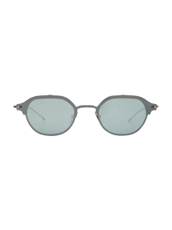 Men's Titanium Round Clip-On Sunglasses Men's Titanium Round Clip-On Sunglasses