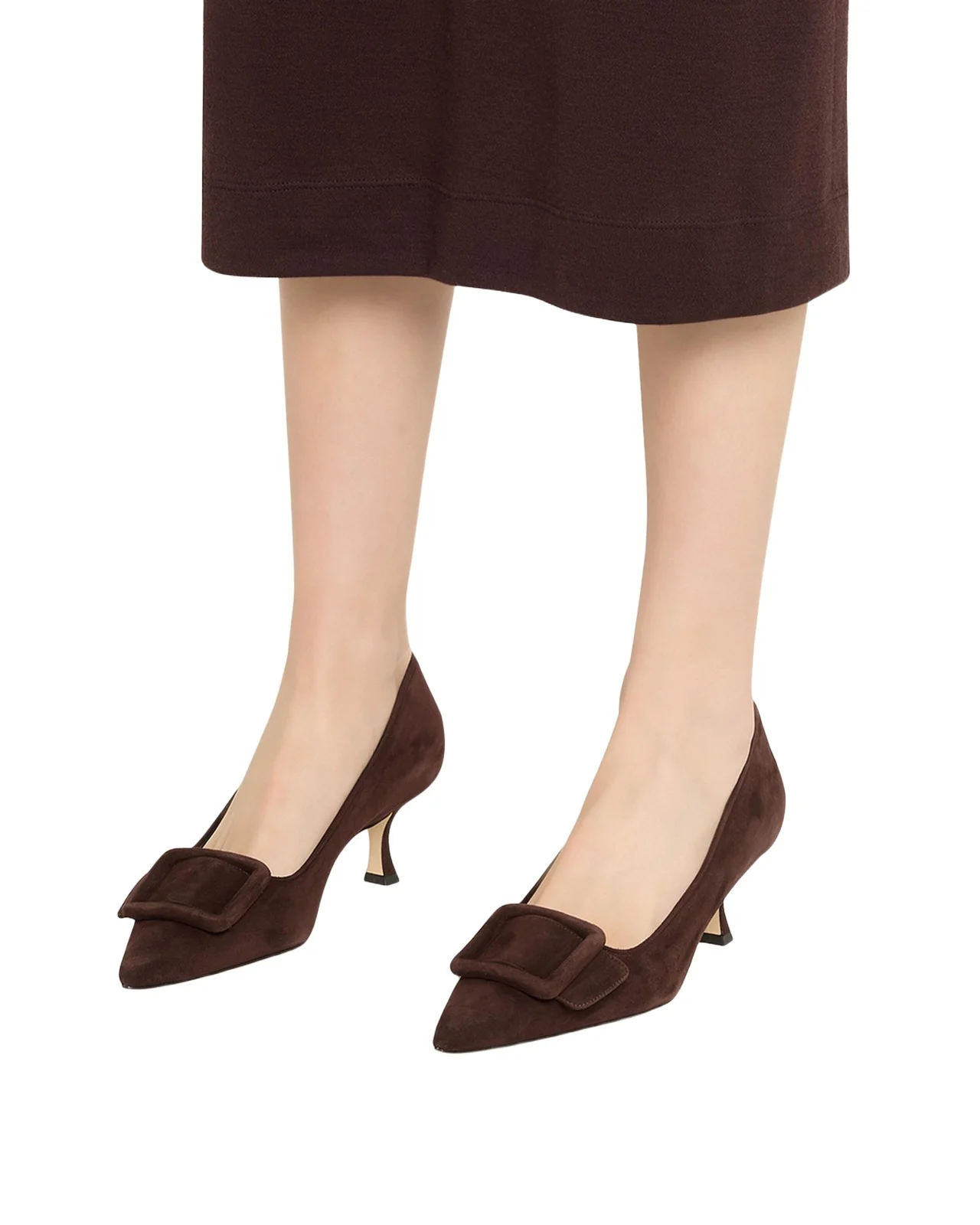 Maysale Suede Buckle Pumps Maysale Suede Buckle Pumps