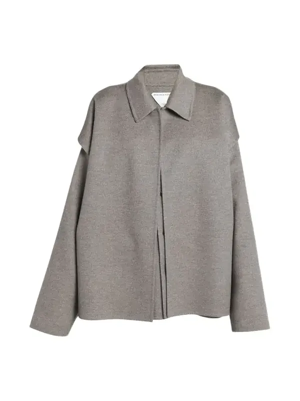 Oversized Light Double Wool Cashmere Jacket Oversized Light Double Wool Cashmere Jacket