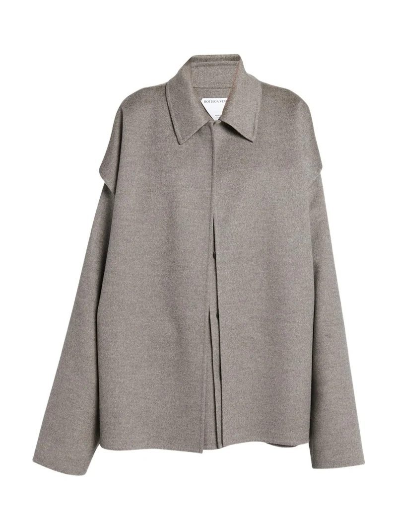 Oversized Light Double Wool Cashmere Jacket Oversized Light Double Wool Cashmere Jacket