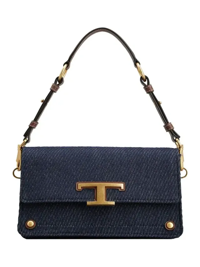 Mini Flap Denim Shoulder Bag
