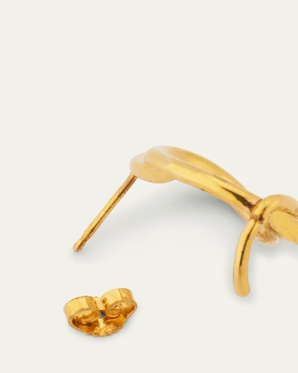 CHARLOTTE CHESNAIS Lasso Earring Vermeil, Single | Thumbnail 4
