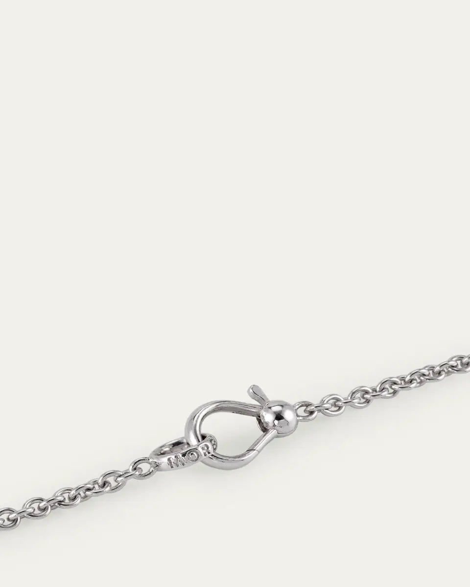 Paul Morelli 18k White Gold Purple Sapphire and Diamond Dahlia Necklace | Thumbnail 2 Paul Morelli 18k White Gold Purple Sapphire and Diamond Dahlia Necklace | Thumbnail 2