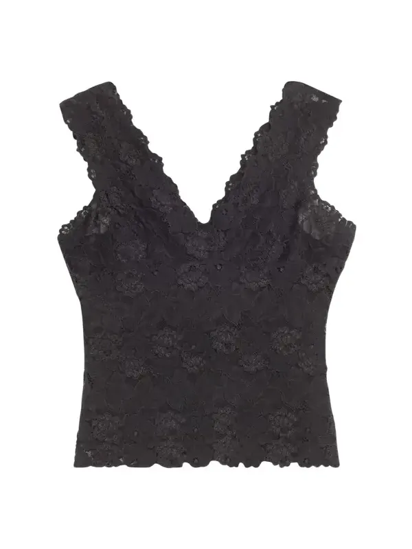 V-Neck Floral Lace Tank V-Neck Floral Lace Tank