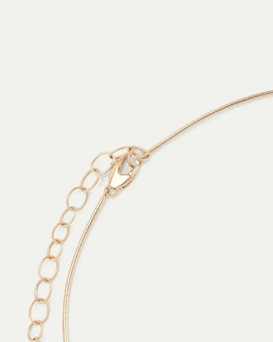 Mattia Cielo 18K Yellow Gold and Diamond Collar Necklace | Thumbnail 4 Mattia Cielo 18K Yellow Gold and Diamond Collar Necklace | Thumbnail 4