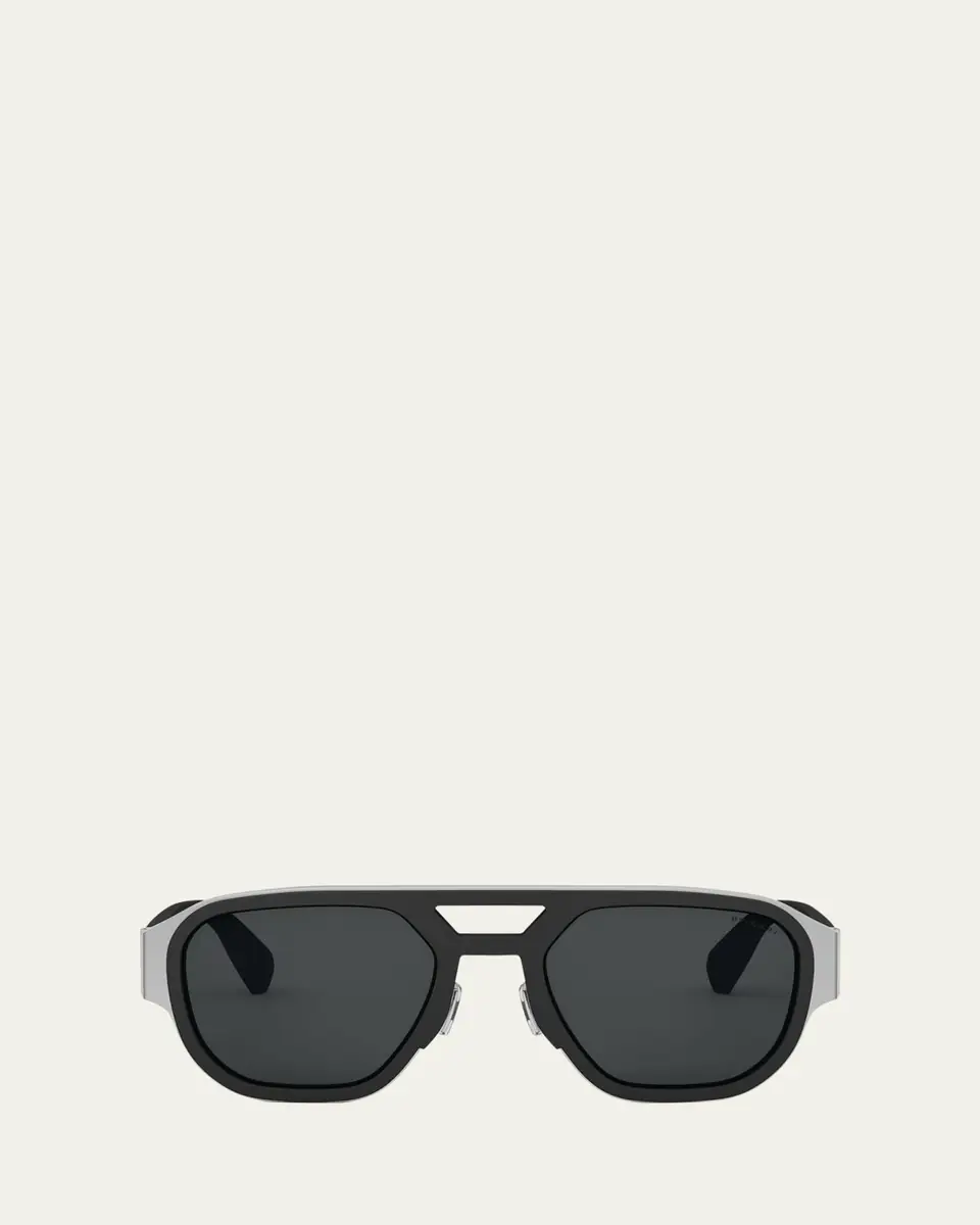BVLGARI Aluminum Pilot Sunglasses | Thumbnail 4 BVLGARI Aluminum Pilot Sunglasses | Thumbnail 4