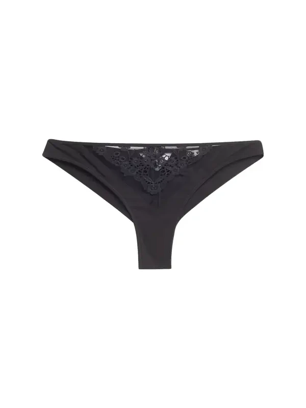 Merri Embroidered Mesh Microfiber Tanga Merri Embroidered Mesh Microfiber Tanga
