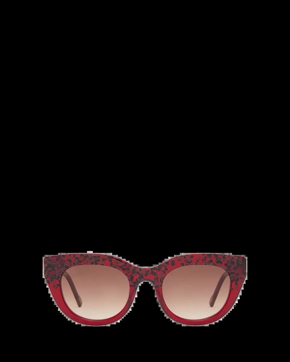 Le Specs AIRY CANARY II Red Acetate Cat-Eye Sunglasses | Thumbnail 2 Le Specs AIRY CANARY II Red Acetate Cat-Eye Sunglasses | Thumbnail 2