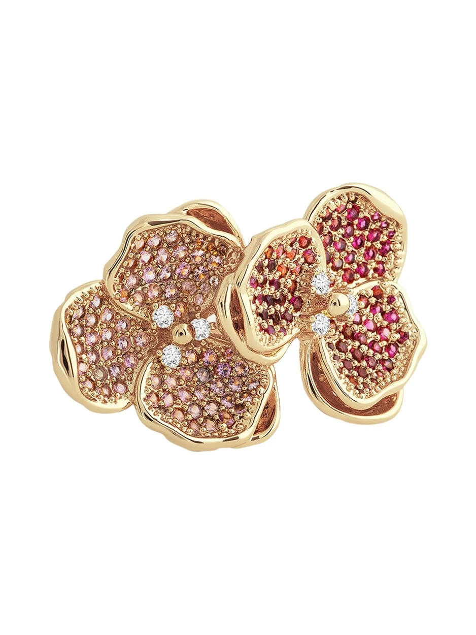 Cubic Zirconia Orchid Ring Cubic Zirconia Orchid Ring