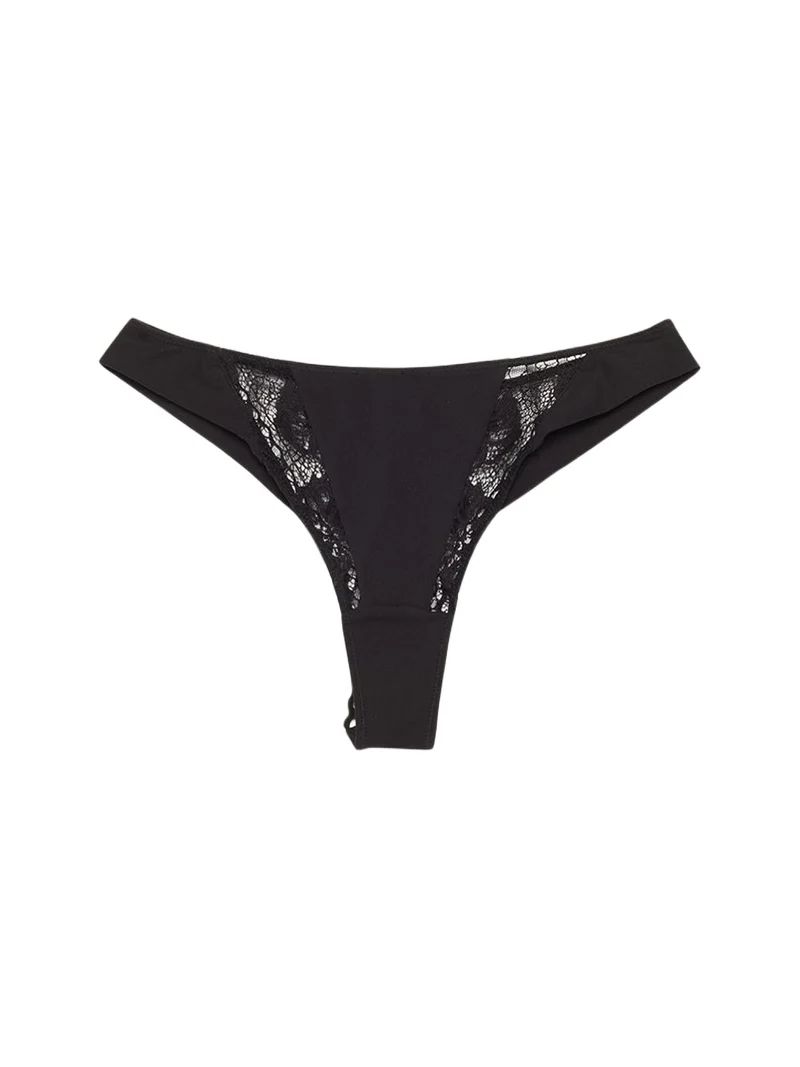 Broadway Microfiber and Lace Tanga Broadway Microfiber and Lace Tanga