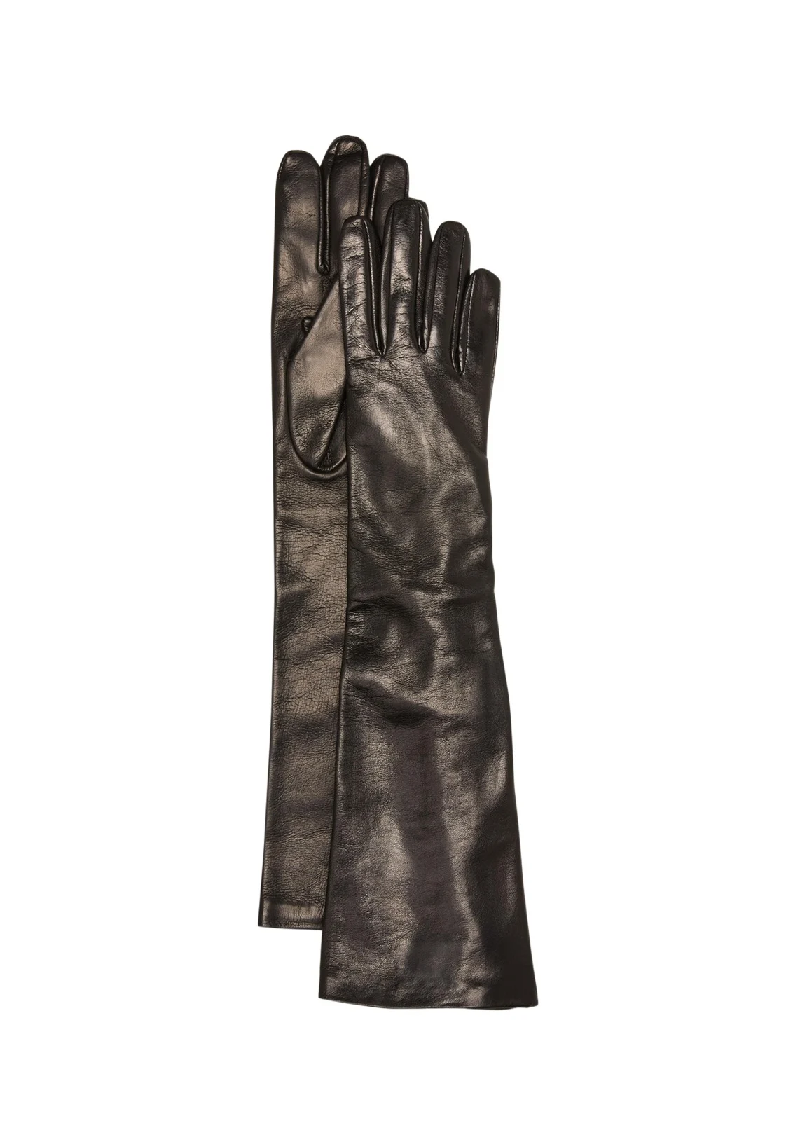 Jil Sander Patent Leather Zip Gloves