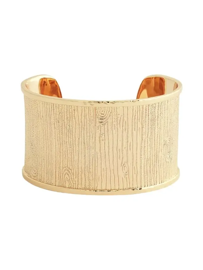 Enchanted Forest Bark Cuff Bracelet