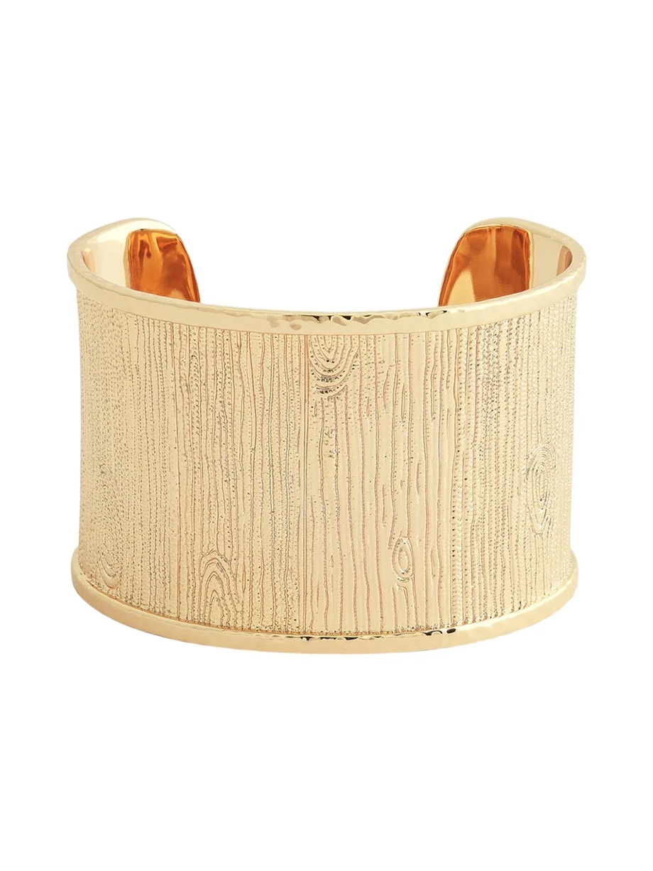 Enchanted Forest Bark Cuff Bracelet
