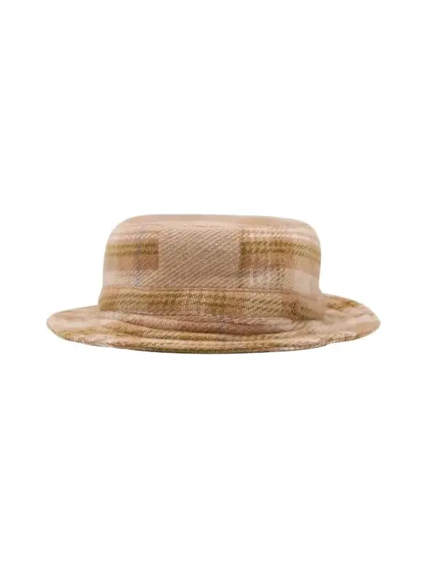God’s True Cashmere x Nick Fouquet Men's Tartan Cashmere Bucket Hat
