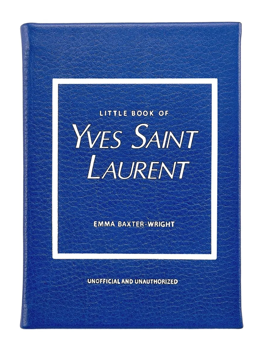 Graphic Image "Little Book of Yves Saint Laurent" Leather Bound Book by Emma Baxter-Wright