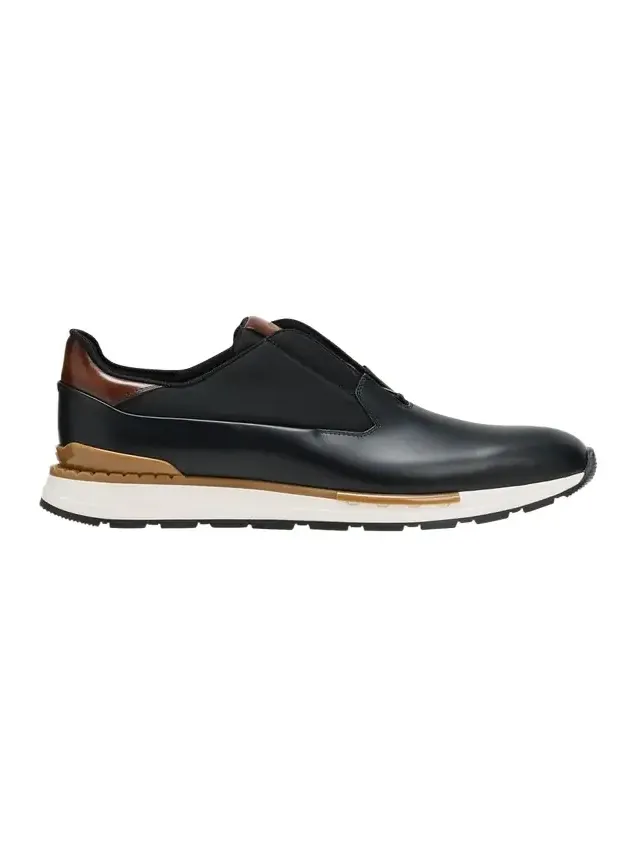 Men's Fast Track Leather Low-Top Sneakers
