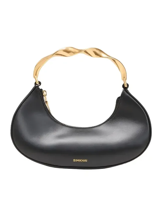 Nixi Twist Leather Top-Handle Bag