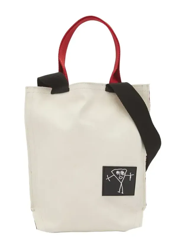 Mini Pili and Bianca Canvas Bucket Bag Mini Pili and Bianca Canvas Bucket Bag