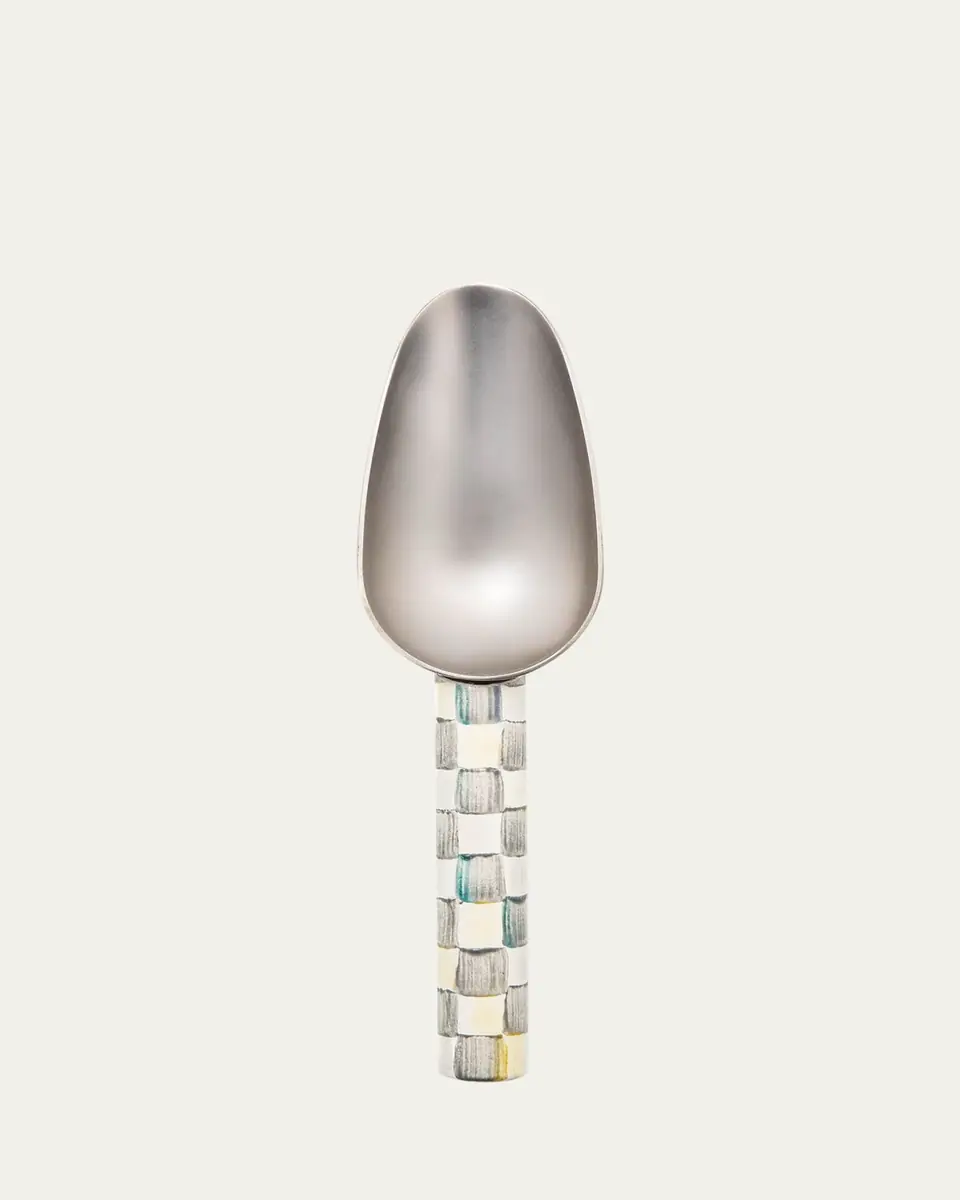 MacKenzie-Childs Sterling Check Enamel Scoop, Small | Thumbnail 2