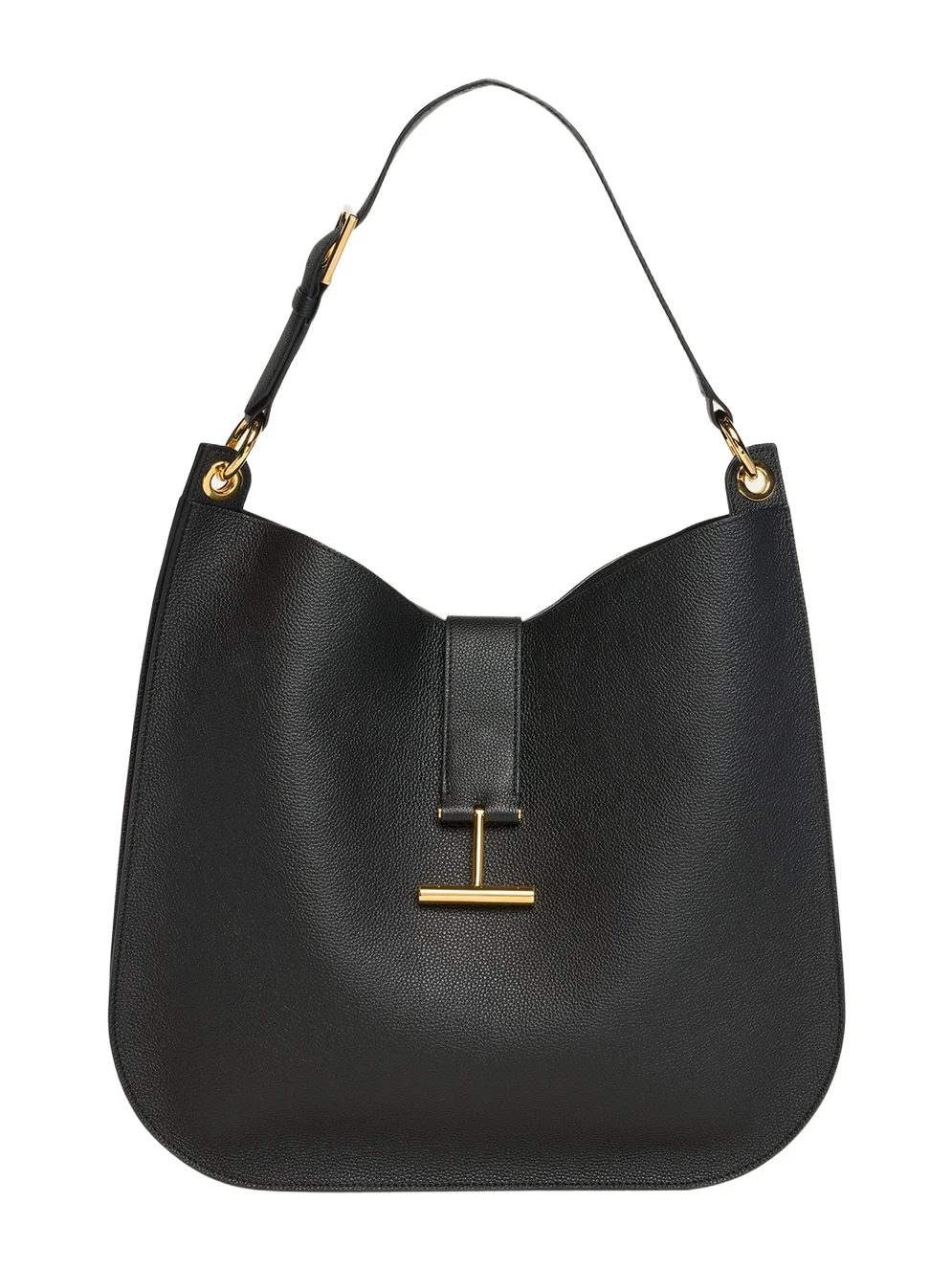 Tara Large Hobo Crossbody in Grained Leather Tara Large Hobo Crossbody in Grained Leather