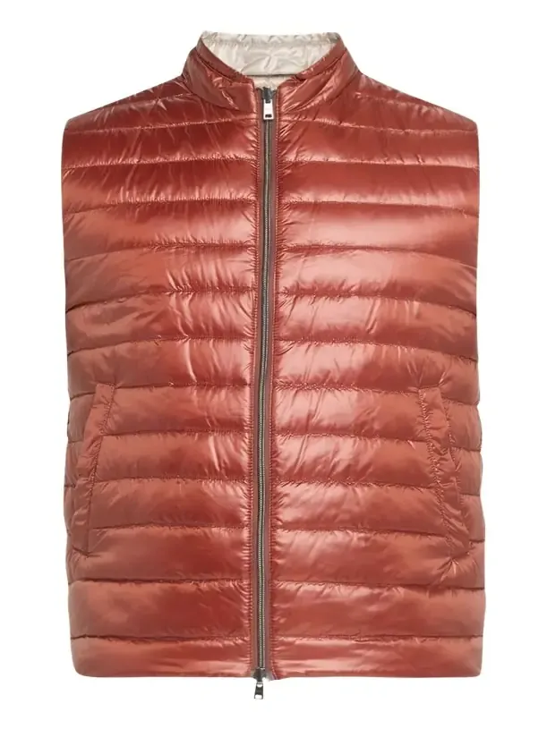 Men's Nylon Ultralight Reversible Bicolor Vest Men's Nylon Ultralight Reversible Bicolor Vest