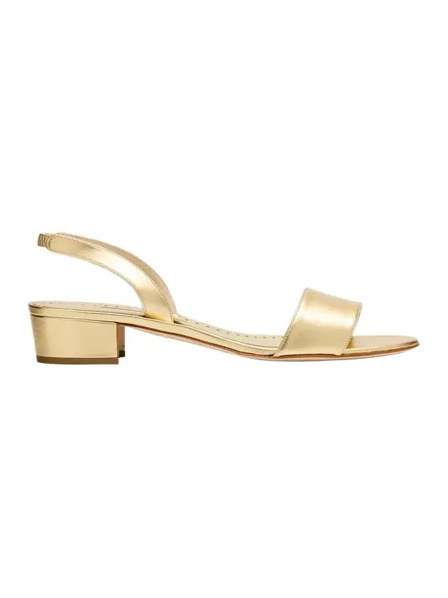 Patopia Metallic Slingback Sandals Patopia Metallic Slingback Sandals