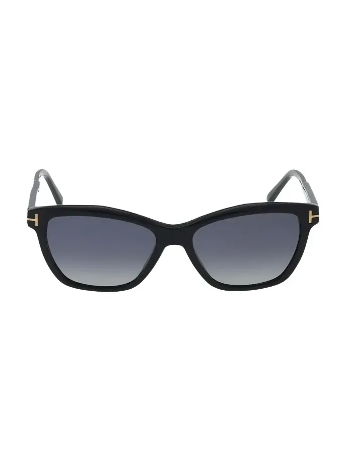Polarized Acetate & Metal Cat-Eye Sunglasses Polarized Acetate & Metal Cat-Eye Sunglasses