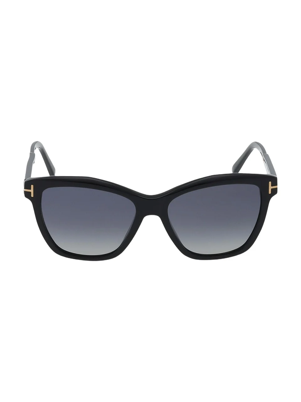 Polarized Acetate & Metal Cat-Eye Sunglasses