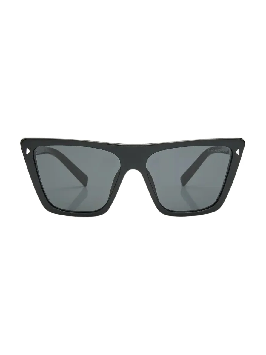 Polarized Logo Acetate Butterfly Sunglasses