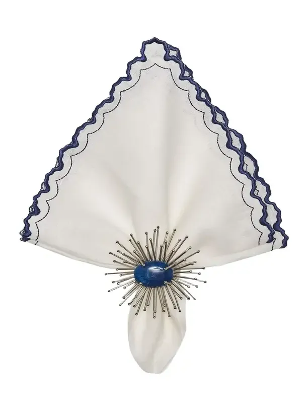 Kim Seybert Arches Embroidered Napkin