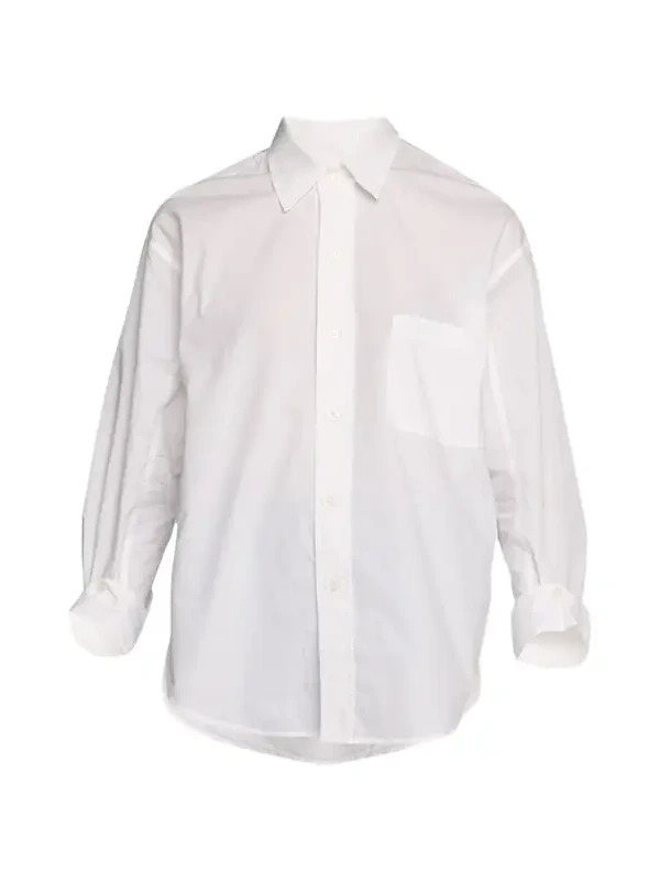 Kayla Button-Front High-Low Shirt