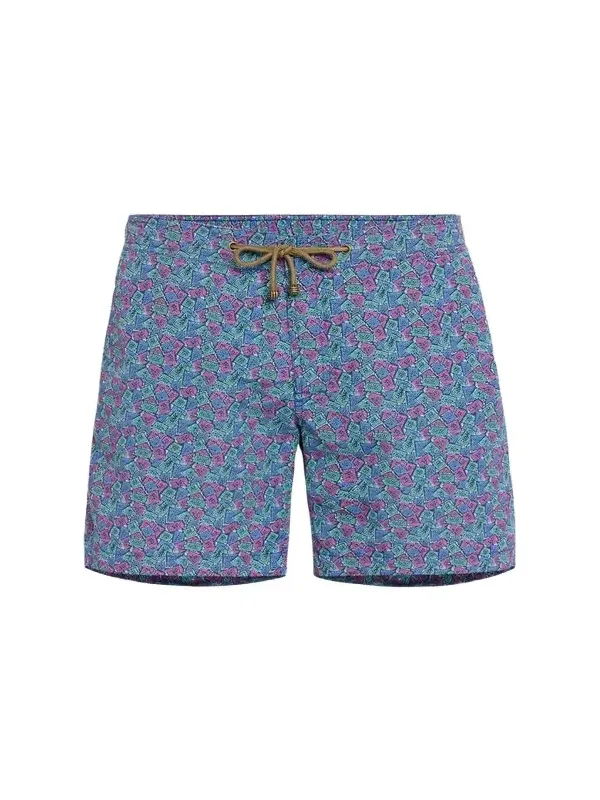 Men's Dotted Checks Swim Shorts