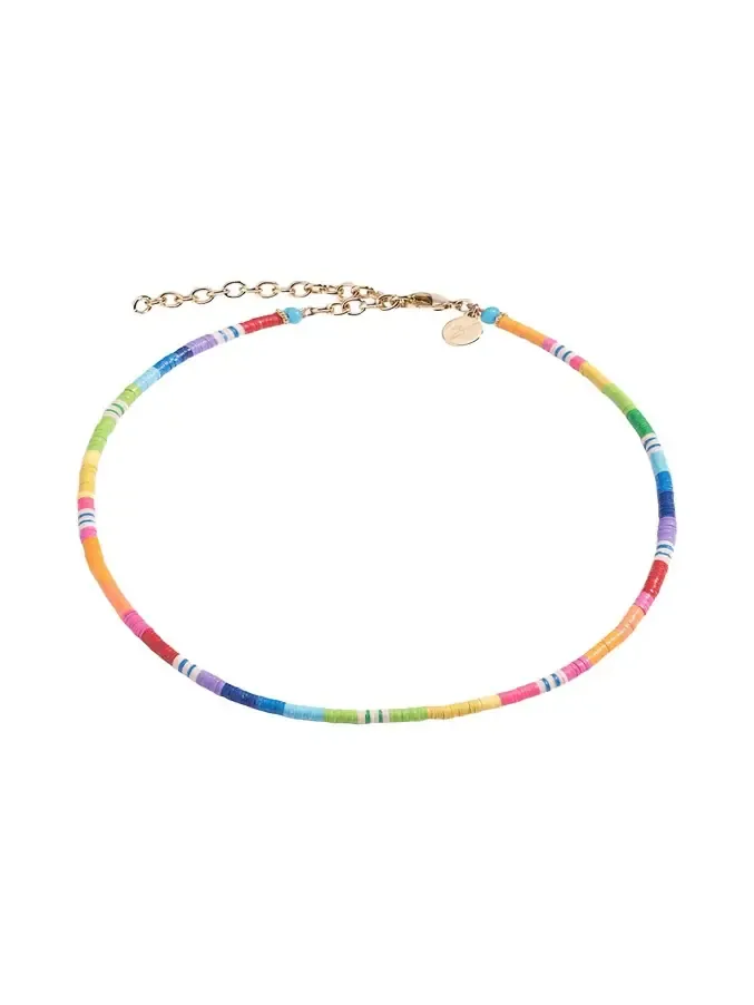 Louise Choker with 3mm Heishi Beads Louise Choker with 3mm Heishi Beads