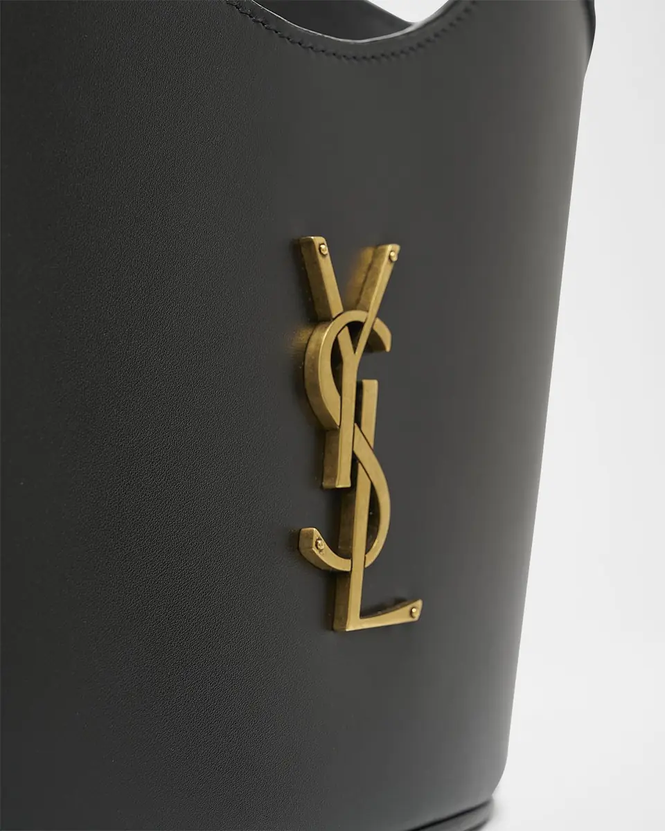 Saint Laurent Mini YSL Top-Handle Bag in Leather | Thumbnail 3