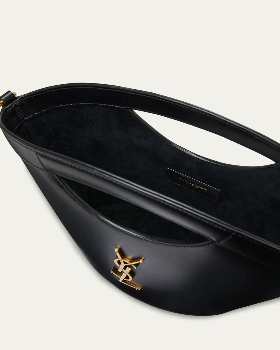 Saint Laurent Mini YSL Top-Handle Bag in Leather | Thumbnail 9