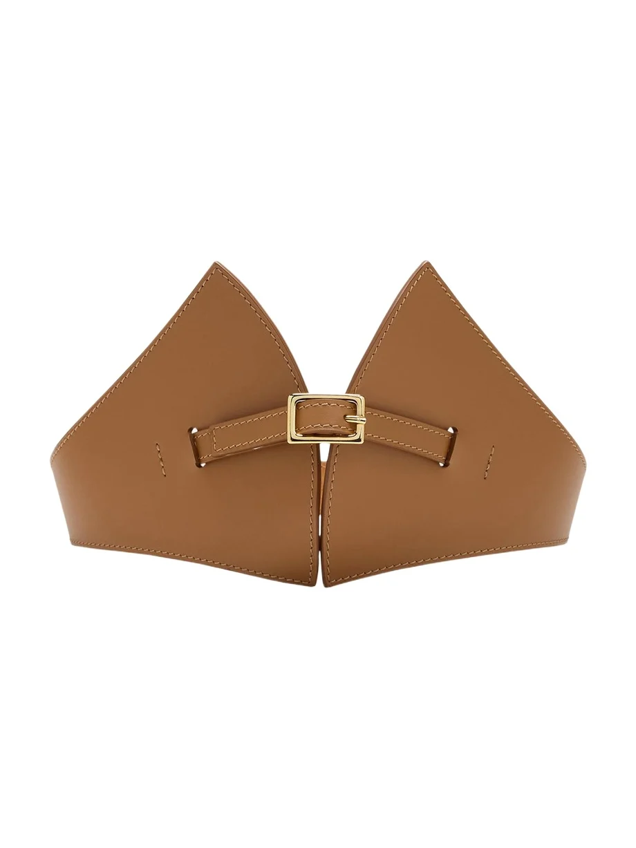La Remarquable Wide Leather Belt La Remarquable Wide Leather Belt