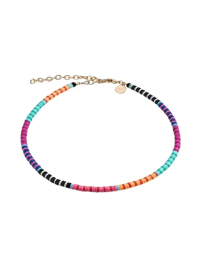 Louise Choker with 4mm Heishi Beads Louise Choker with 4mm Heishi Beads